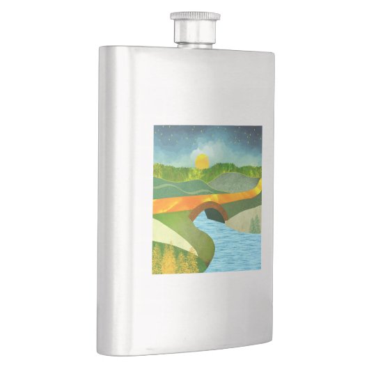 Flasque Route d'or (Droite)