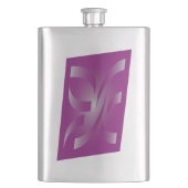 Flasque Rubans magenta (devant)