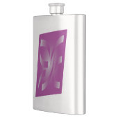 Flasque Rubans magenta (Gauche)