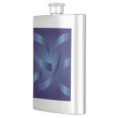 Flasque rubans saphir (Gauche)