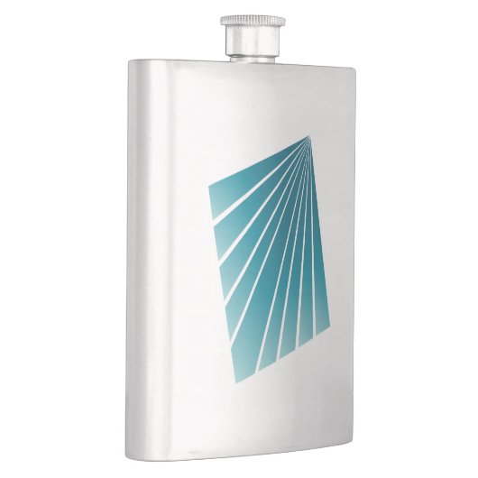 Flasque Rubans turquoise (Droite)