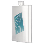 Flasque Rubans turquoise (Gauche)