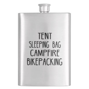 Flasque Sac à couchage Tente Feu de campagne Bikepacking