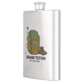 Flasque Sac à dos du parc national de Grand Teton (Gauche)