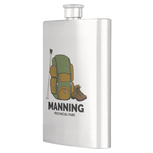 Flasque Sac à dos du parc provincial Manning (Gauche)