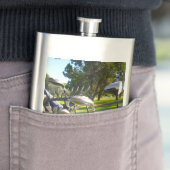 Flasque Sac Plein De Clubs De Golf, Classique Hip Flask (En situation)