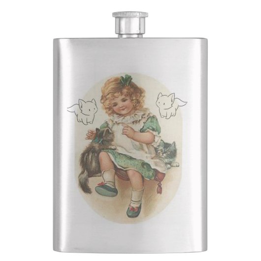 Flasque Saint Patrick's Day Flask chaton (devant)