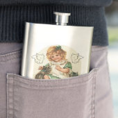 Flasque Saint Patrick's Day Flask chaton (En situation)