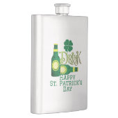 Flasque Saint Patrick's Day Irlandais Shamrock de la chanc (Droite)