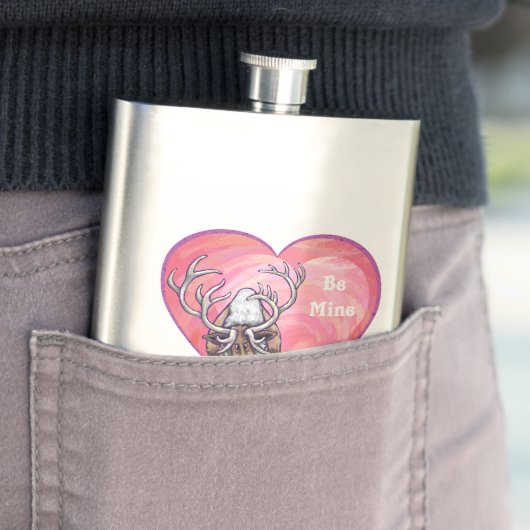 Flasque Saint Valentin (En situation)