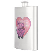 Flasque Saint Valentin au cochon (Gauche)