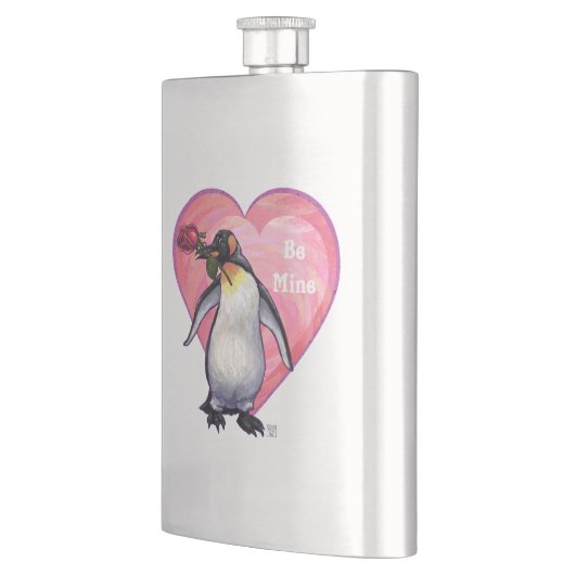 Flasque Saint-Valentin Penguin (Gauche)