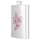 Flasque Sakura rose sur la peinture Arrière - plan (Gauche)