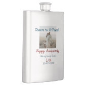 Flasque Salutations à 10 ans heureux anniversaire ajouter  (Droite)