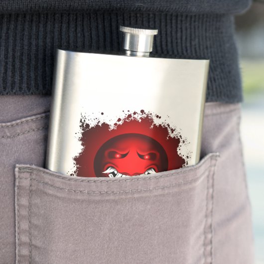 Flasque Samouraïmoji (En situation)