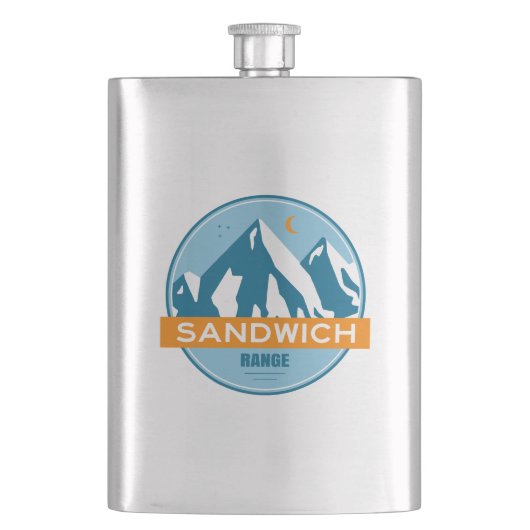 Flasque Sandwich Range New Hampshire Stars Lune (devant)