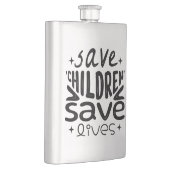 Flasque Sauver les enfants, sauver des vies (Droite)