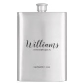 Flasque Scénario moderne - Groomsman personnalisé (devant)