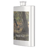 Flasque Scène de forêt automnale             (Gauche)