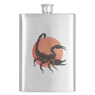 Flasque Scorpio, signe zodiaque