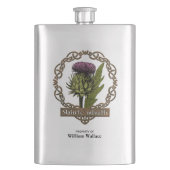 Flasque Scottish Thistand and Scots Gaelic Toast (devant)