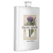 Flasque Scottish Thistand and Scots Gaelic Toast (Droite)