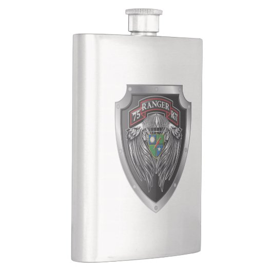 Flasque Scroll régimentaire du 75e Ranger (Droite)