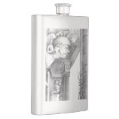 Flasque Sculpture du château de Burgscheidungen Crayon Art (Droite)