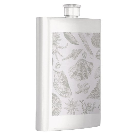 Flasque Seashell Soft Antique Art Beach Shops (Droite)