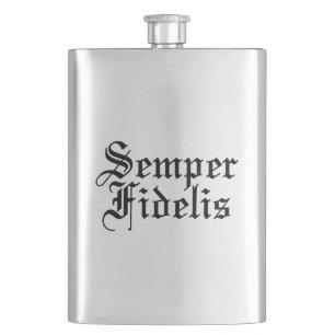 Flasque Semper Fidelis - Expression latine