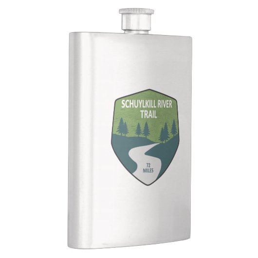 Flasque Sentier de la rivière Schuylkill (Droite)