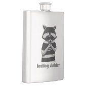 Flasque Sentiment de sinistre drôle Raccoon (Droite)