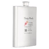 Flasque Services de restauration ajouter nom QR code site  (Droite)