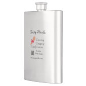 Flasque Services de restauration ajouter nom QR code site  (Gauche)