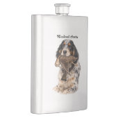 Flasque Setter anglais, chasse à la bécasse , Art canin (Droite)