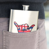 Flasque Shaka Hawaii (En situation)