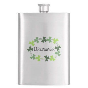 Flasque Shamrock tambour Oval