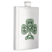 Flasque Shamrock vert Jour de la Saint Patrick (Droite)