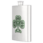 Flasque Shamrock vert Jour de la Saint Patrick (Gauche)