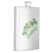 Flasque Shamrocks de batteur décrit vert (Droite)