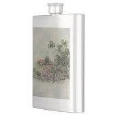 Flasque Shamrocks irlandais vintages et cottage (Gauche)