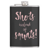 Flasque Shots Au Lieu De Squats (Devant)