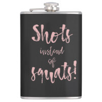 Flasque Shots Au Lieu De Squats