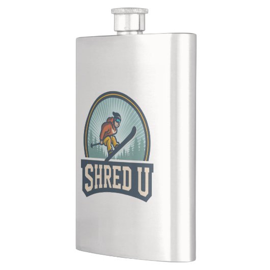 Flasque Shred University Skiing (Gauche)