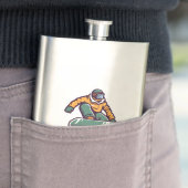 Flasque Shred University Snowboard (En situation)