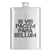 Flasque Si Vis Pacem Para Bellum (devant)