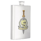 Flasque Si Vis Pacem, Para Bellum.. Skull (Droite)