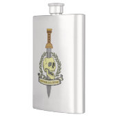 Flasque Si Vis Pacem, Para Bellum.. Skull (Gauche)