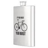 Flasque Si Vous Vous Reposez, Vous Roulez À Vélo (Gauche)