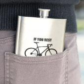 Flasque Si Vous Vous Reposez, Vous Roulez À Vélo (En situation)